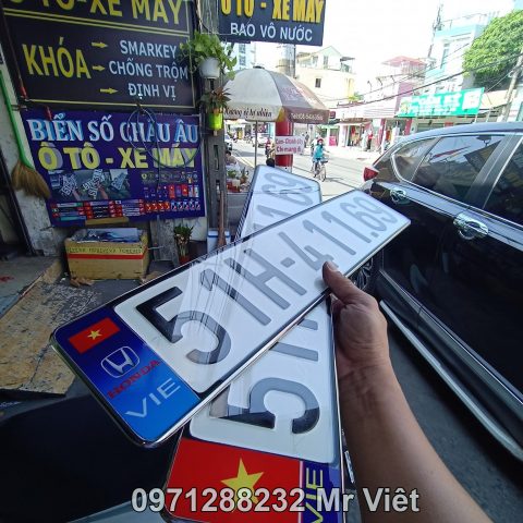 Ép biển số xe Ô tô tại nơi giá rẻ tại Hà Nội